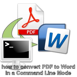 command line pdf to word